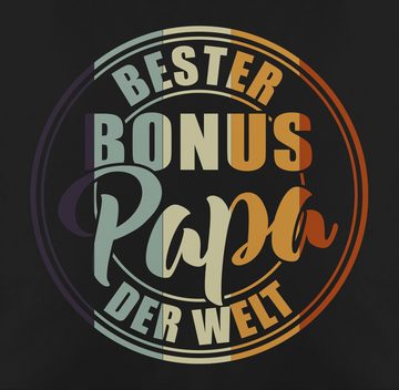 Shirtracer Dekokissen Bester bonus Papa der Welt I Stiefvater, Vatertagsgeschenk Kissen