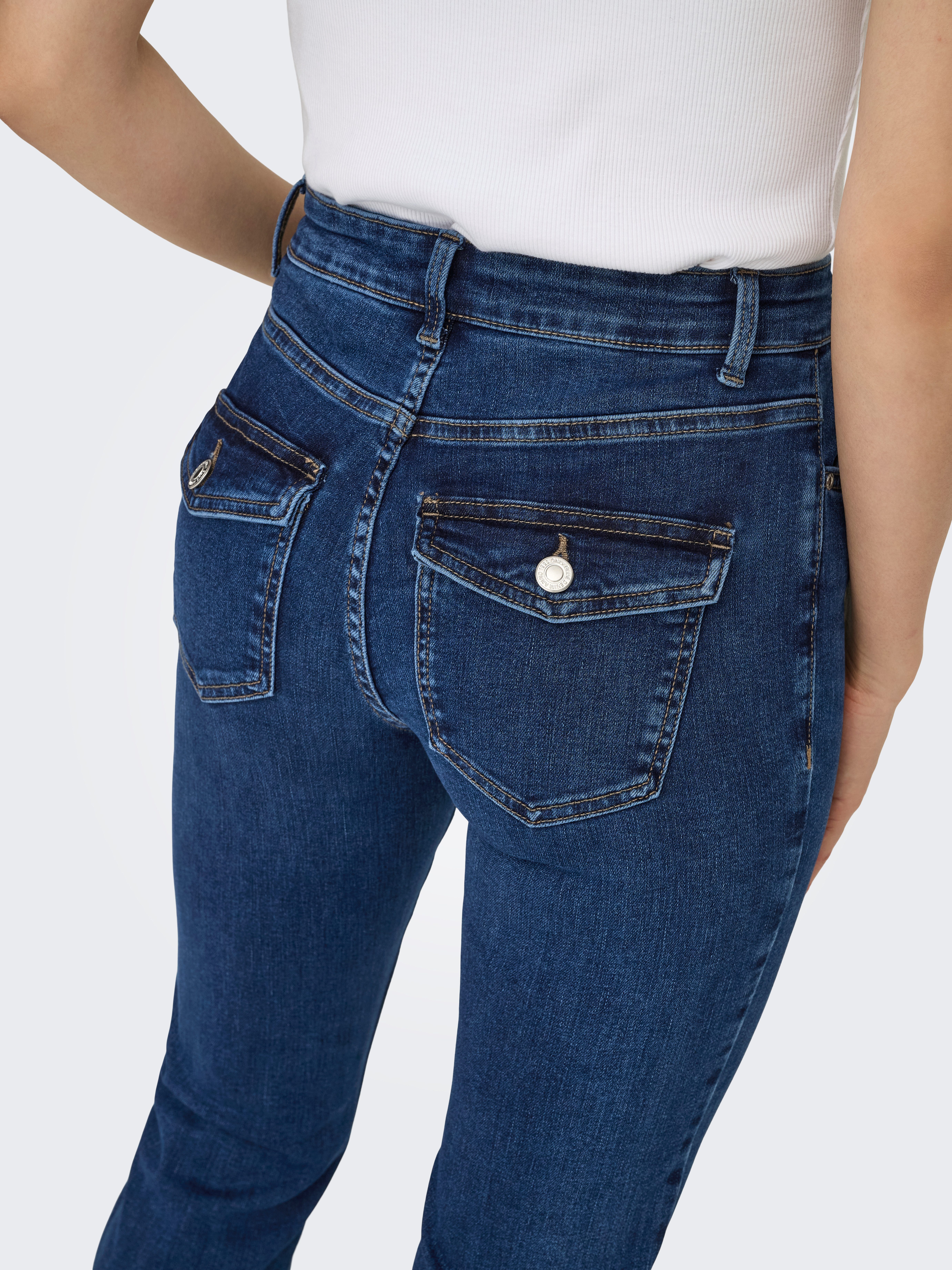 ONLY Bootcut-Jeans ONLBLUSH MW B-POC FLARED DNM PIM134 NOOS günstig online kaufen