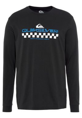 Quiksilver Langarmshirt Herren Doppelpack mit Logodruck (Packung, 2-tlg)