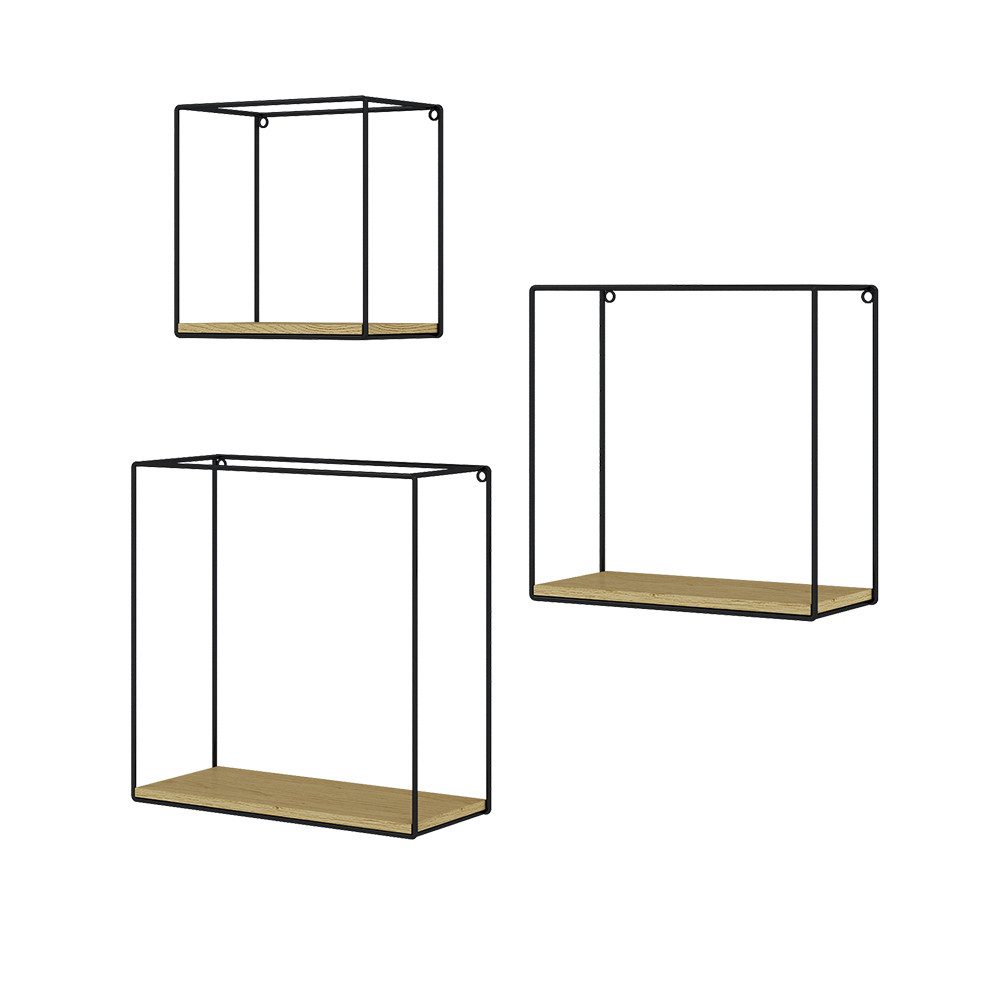 Vicco Bücherregal Hilde, Goldkraft Eiche, 3 Teile günstig online kaufen