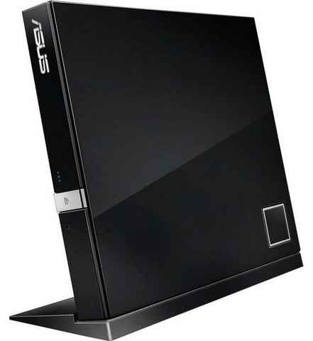 Asus SBW-06D2X-U Blu-ray-Brenner (USB 2.0, BD 6x/DVD 8x/CD 24x)