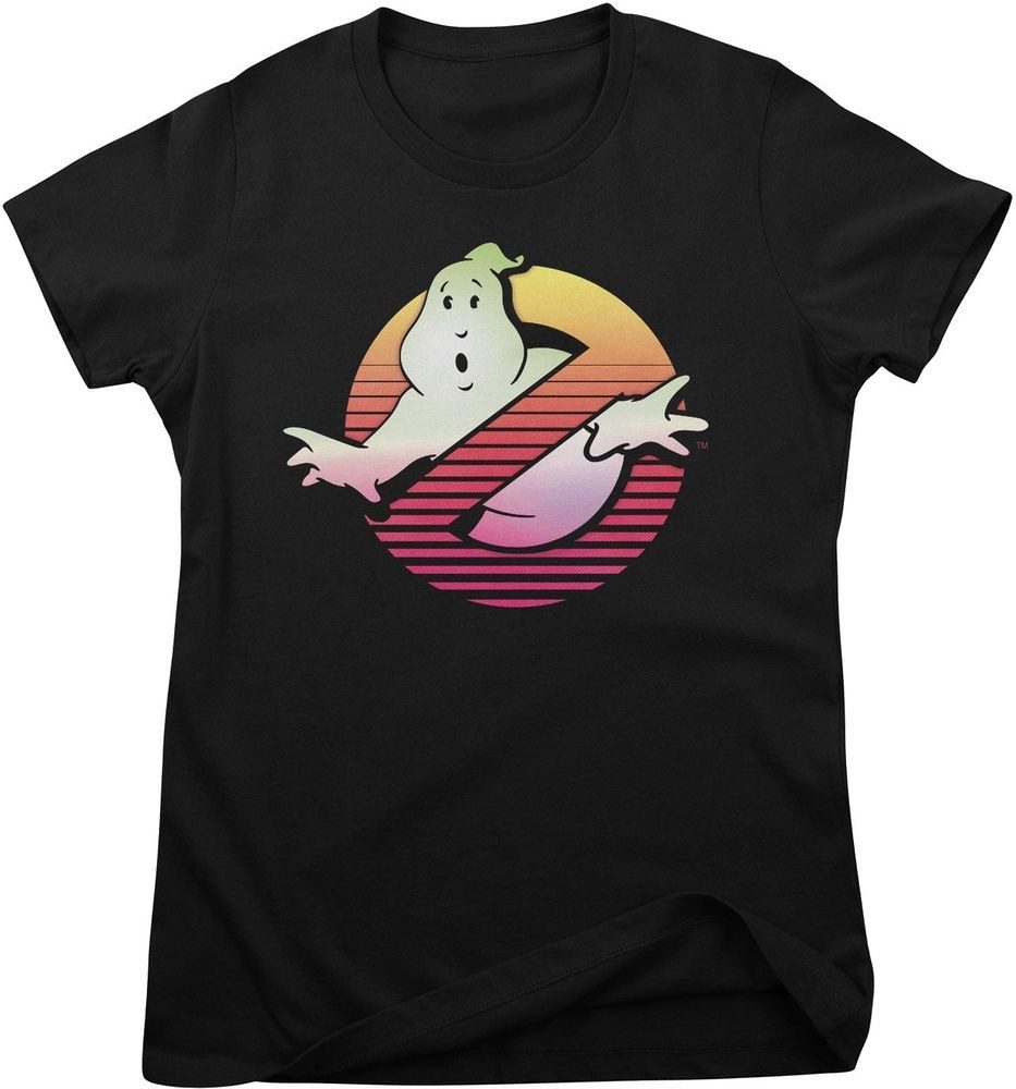 Ghostbusters T-Shirt Ghostbusters Retro 80's Logo Girly Tee