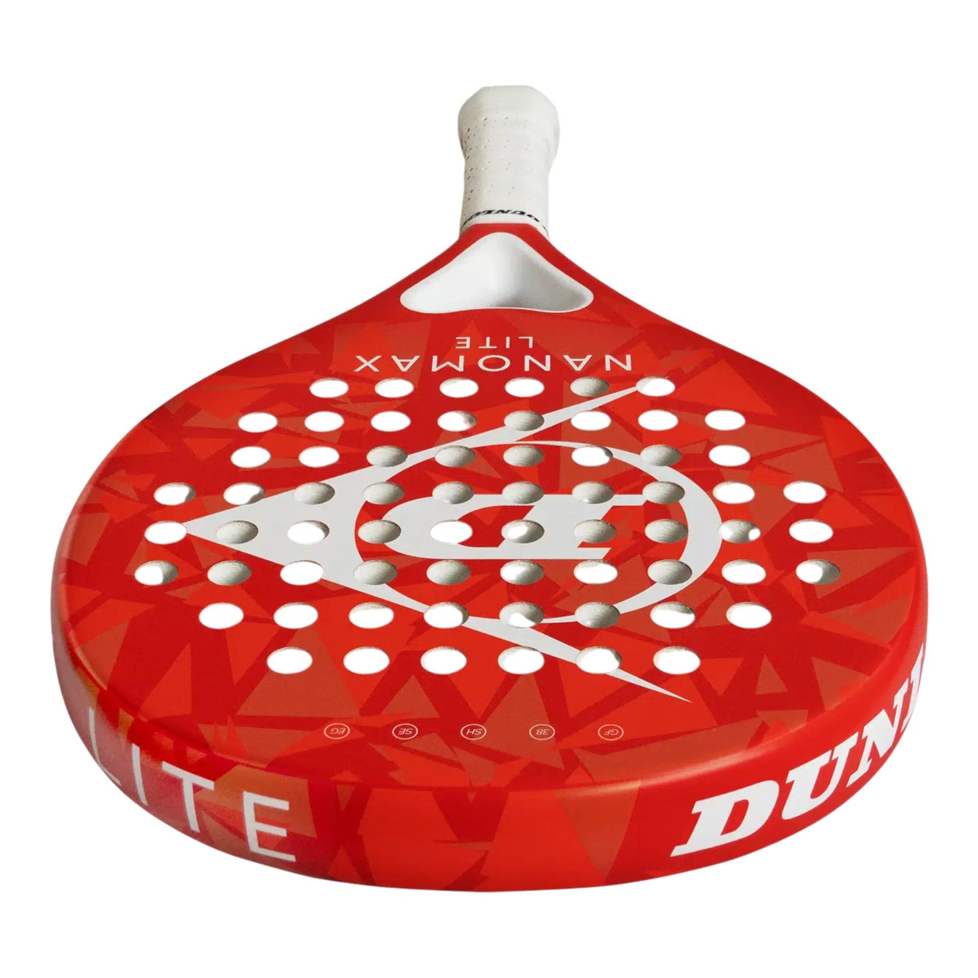Dunlop Padelschläger Nanomax Lite 350g/Rund/Freizeit rot