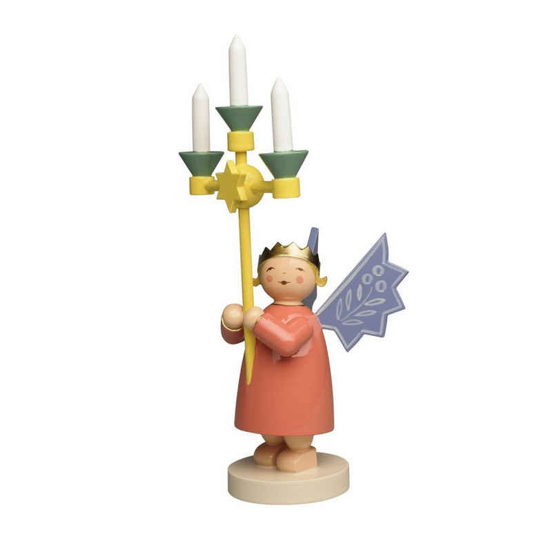 Wendt & Kühn Weihnachtsfigur Kronenengel mit Leuchter 6236/2