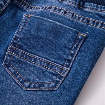 suebidou 5-Pocket-Jeans Blue Denim Jeanshose blau mit Waschung für Babys und Kleinkinder elastsicher Bund, 5 Pocket