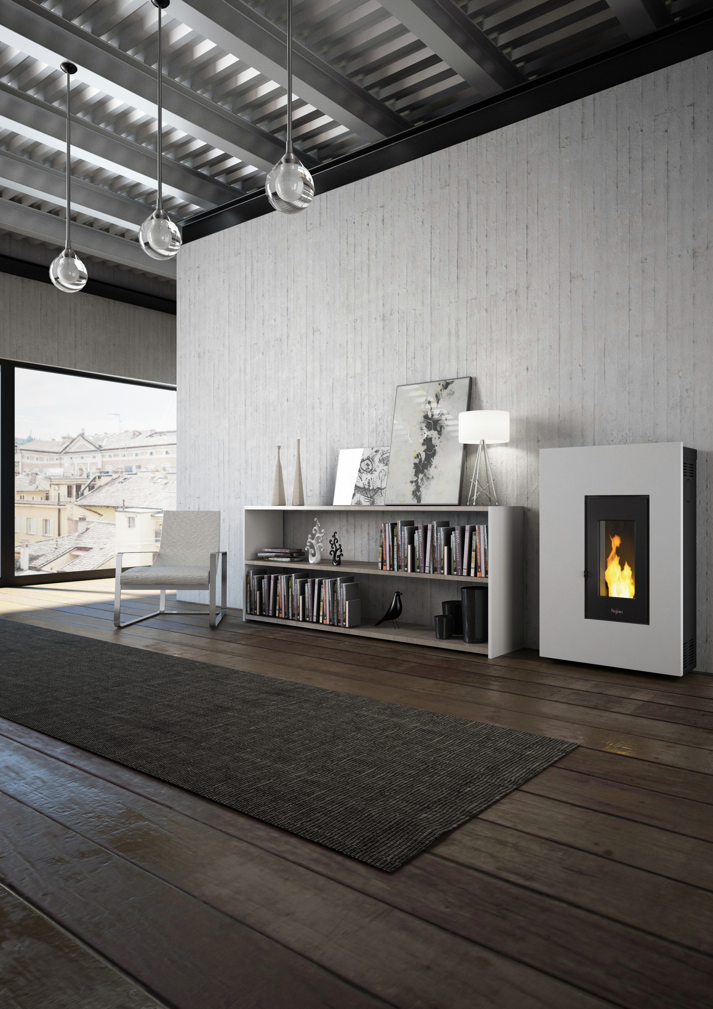 Pegaso Pelletofen Pegaso » Madison 5«, 2,5-5,2 kW raumluftunabhängig, 5,2 k günstig online kaufen