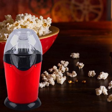 Retoo Popcornmaschine Heißluft Popcorn Maschine Fettfrei Popcornautomat Maker 900W, Popcorn wie im Kino, Ein gesunder Snack, Einfach zu bedienen