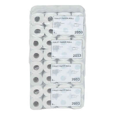 TORK Toilettenpapier Recycling (64-St), 2-lagig, 100% Recyclingpapier, weiß, 250 Blatt/Rolle