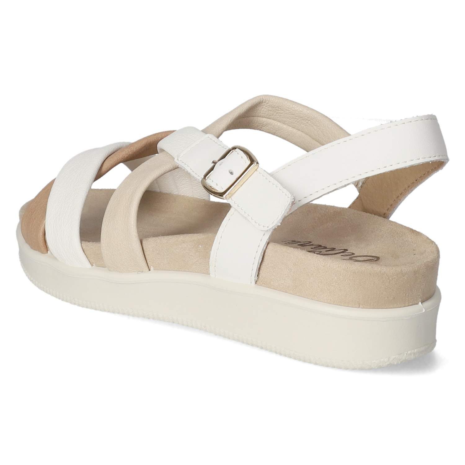 Beliana Beliana 75801002955013 Damen Leder und Synthetik beige Sandalette