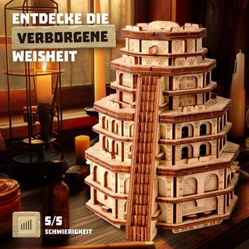 ESC, Escape Welt Spiel, Familienspiel Quest Tower, 8 Puzzles, Rätselspiel