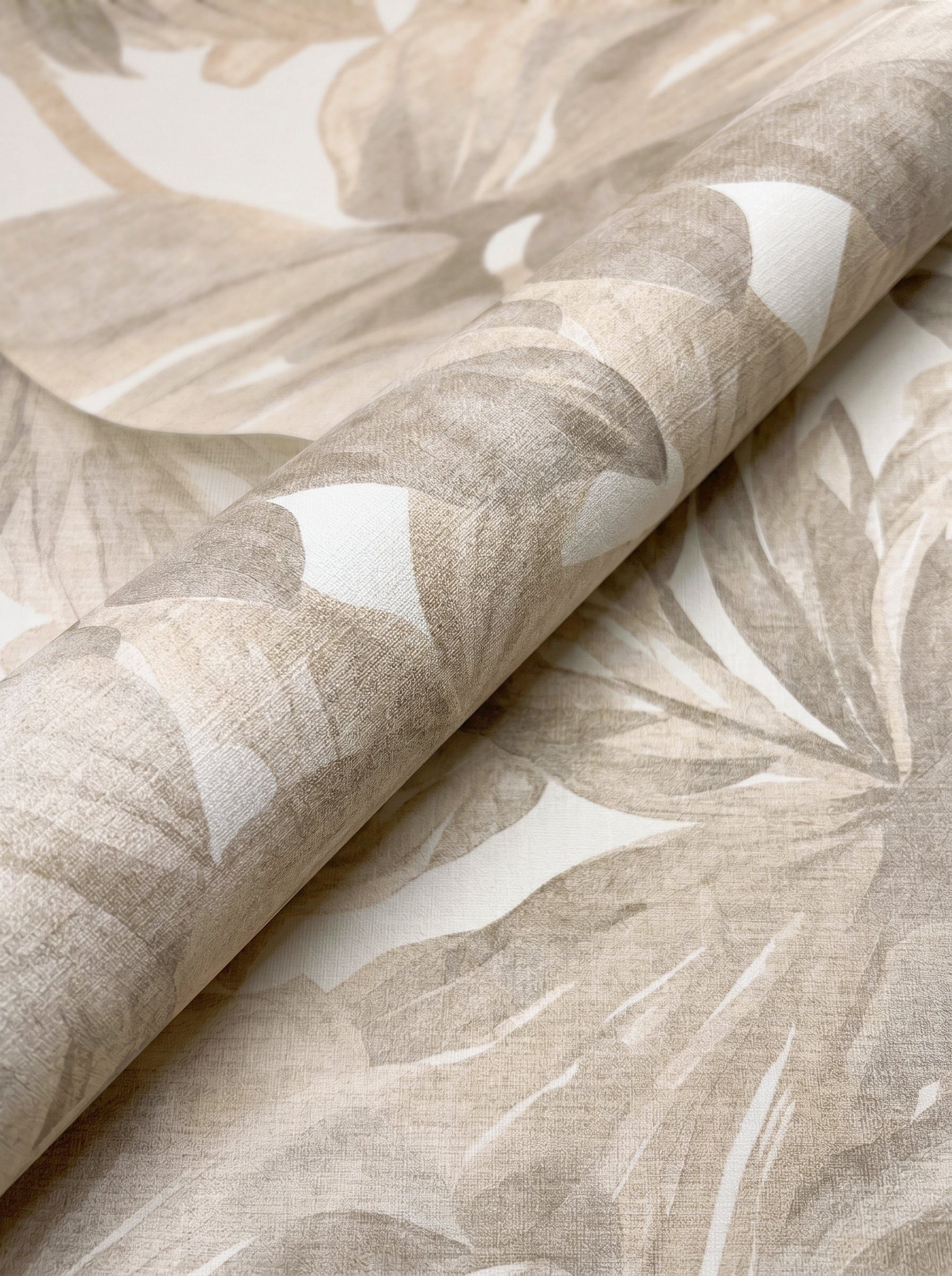 Newroom Vliestapete Kelmira Beige Tapete Vliestapete Blumen, Floral, Blumenranke, strukturiert, Mustertapete