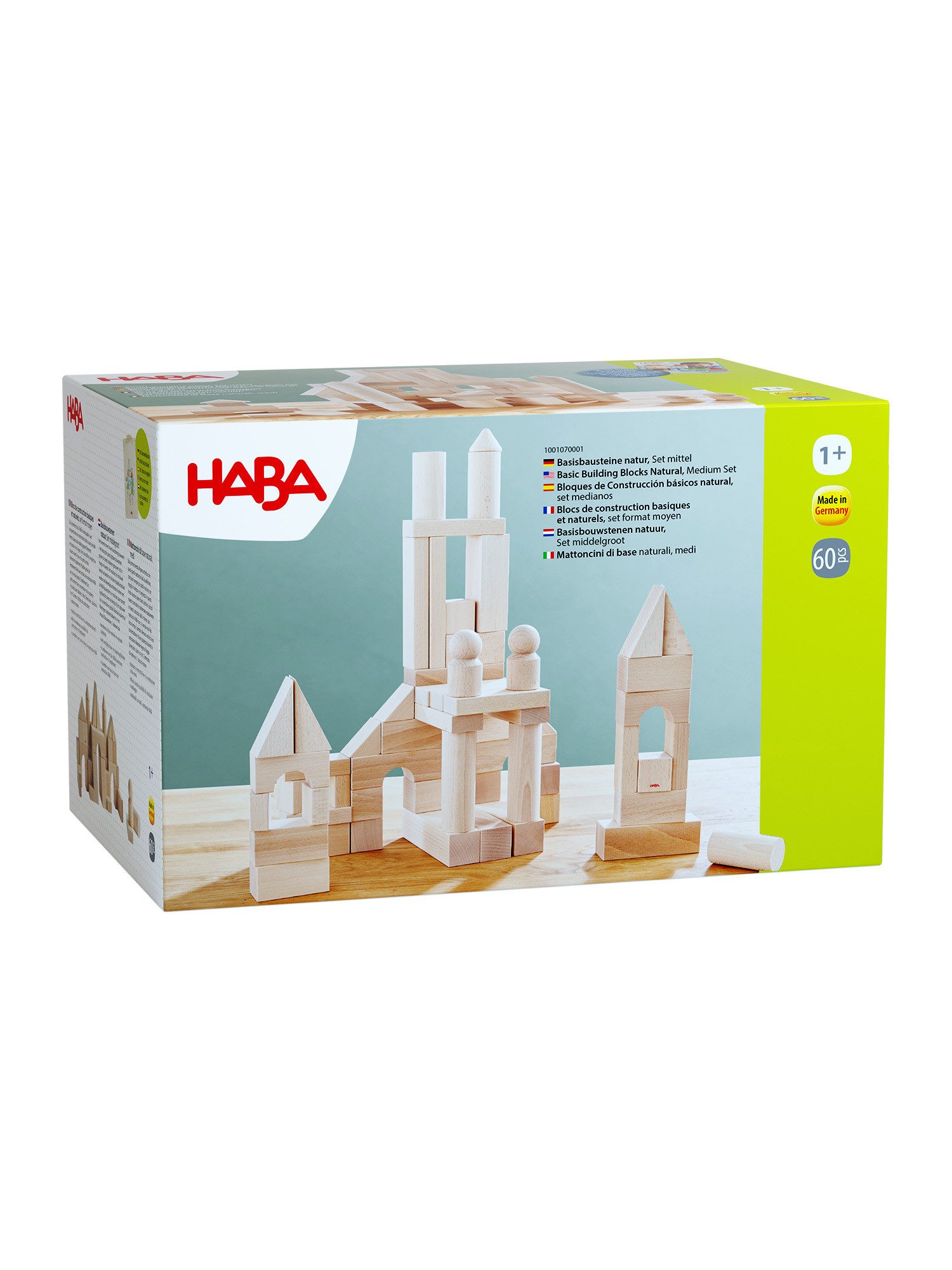 Haba Basisbausteine natur, Set mittel Spielbausteine, unisex neutral