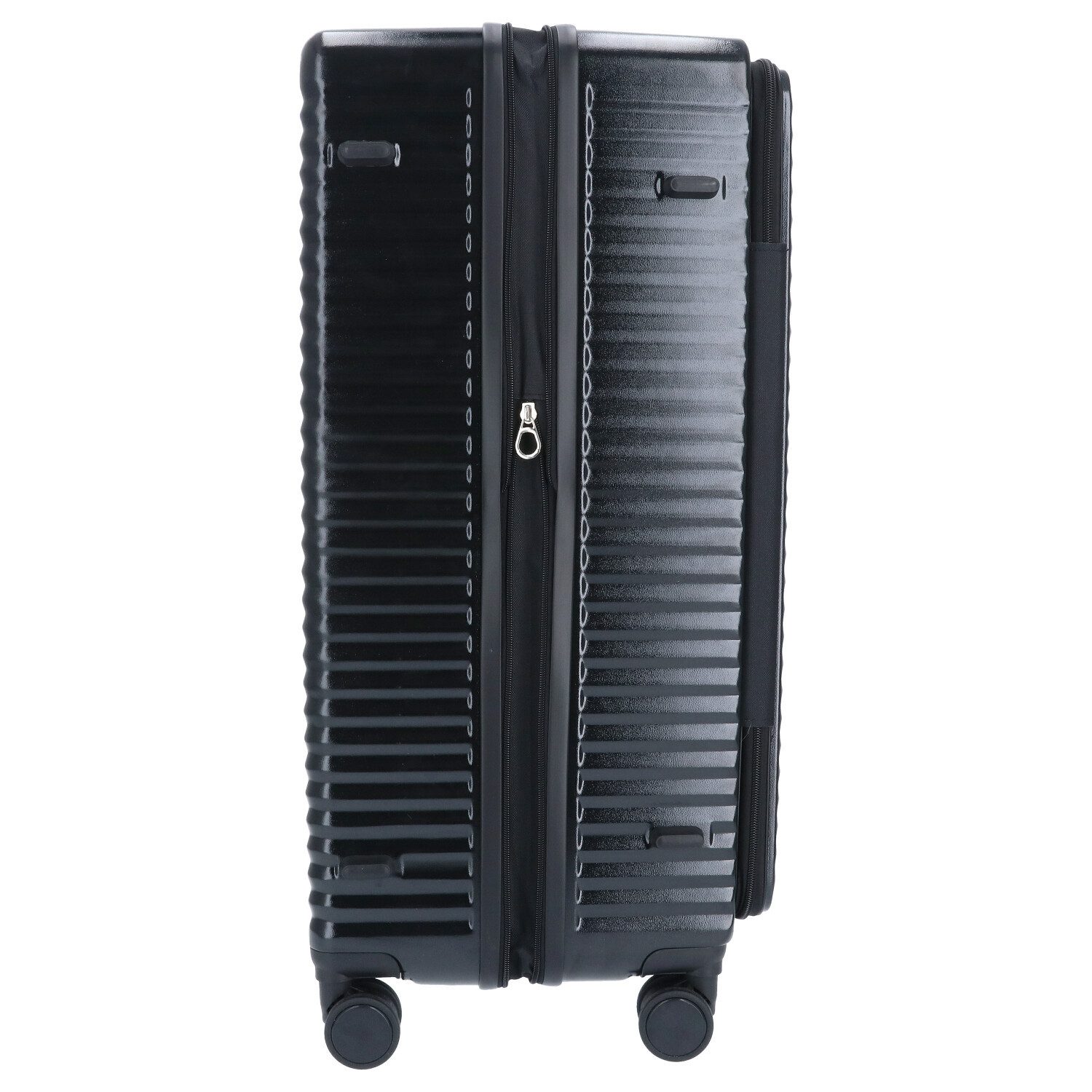 TheTrueC Koffer TheTrueC 4 Rollen Trolley 3er Set S/M/L - MONACO Black, 4 Rollen Rollen