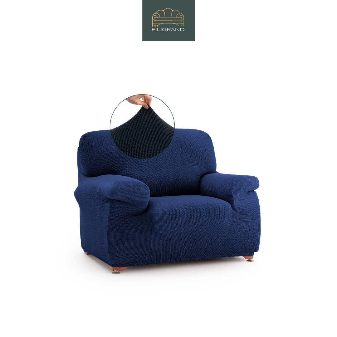 Belmarti Sesselhusse Bezug für Sessel, Relaxsessel, Ohrensessel made in Spain, elastisches Material, hochwertiger und langlebiger Baumwollmix