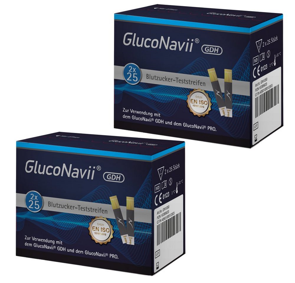 SD GLUCO NAVII Blutzucker-Teststreifen Pro, Diabetes Tetsteifen, 100-tlg., Für das Gluco Navii Pro