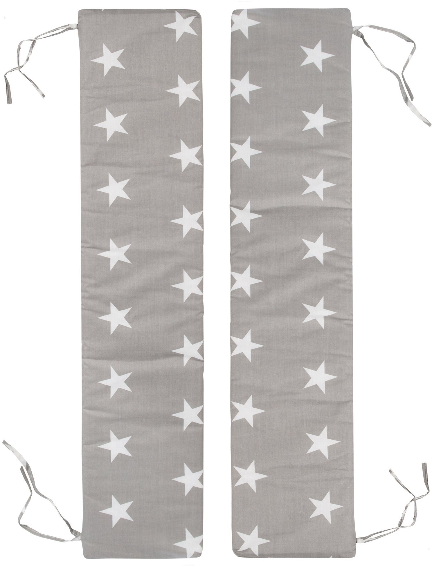 roba® Children's Seating Set Picnic for 4 Outdoor +, Grey, (Set), with backrest; including seat cushions »Little Stars«