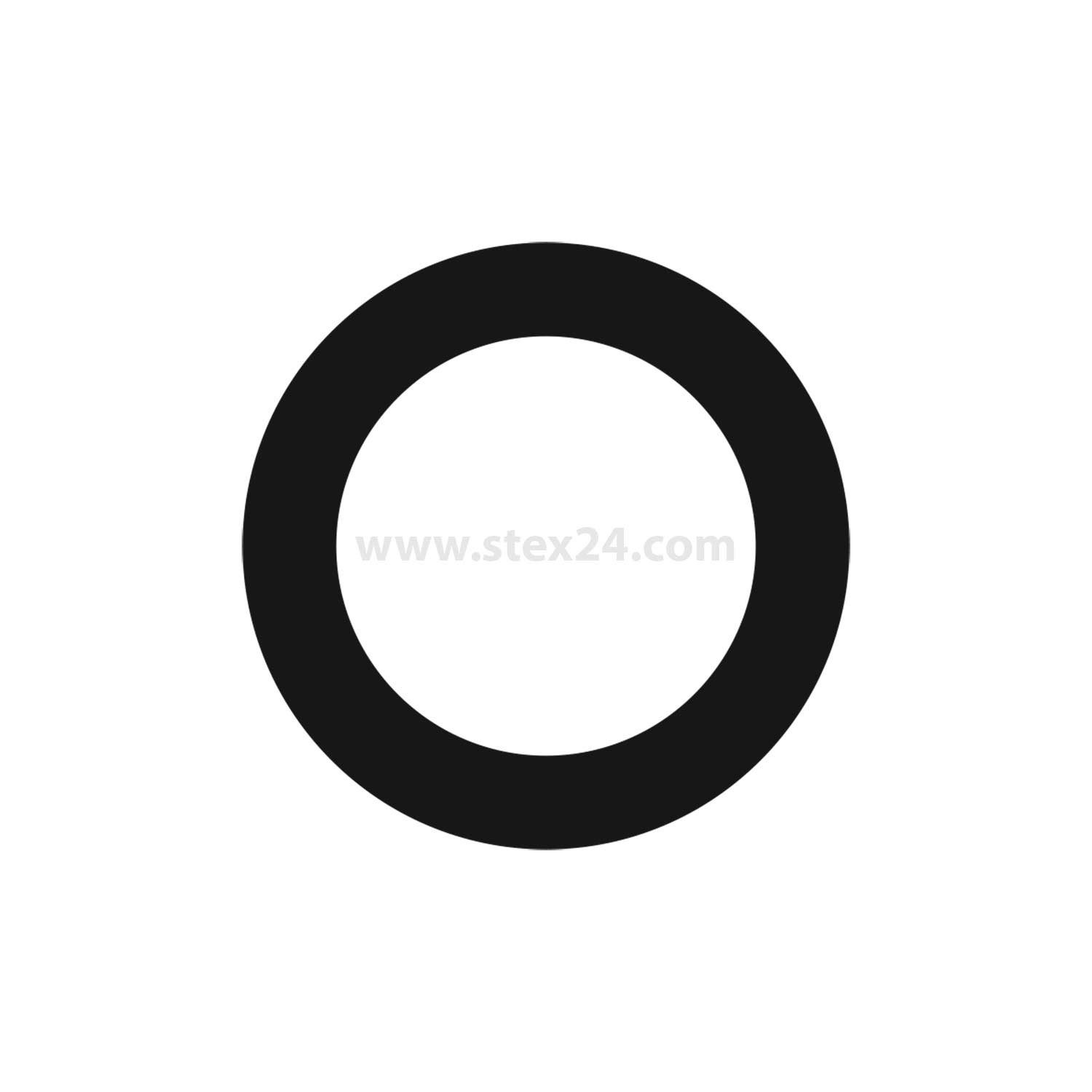 Schlegel Schalter Titel:Bezeichnungsschild Grafik-Symbol Kreis / Aus weiß