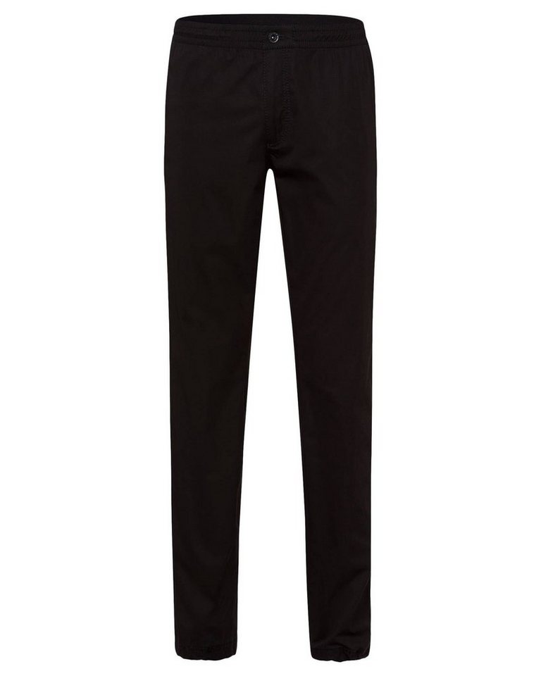 Brax Stoffhose schwarz regular fit (1-tlg), Schließt mit Reißverschluss
