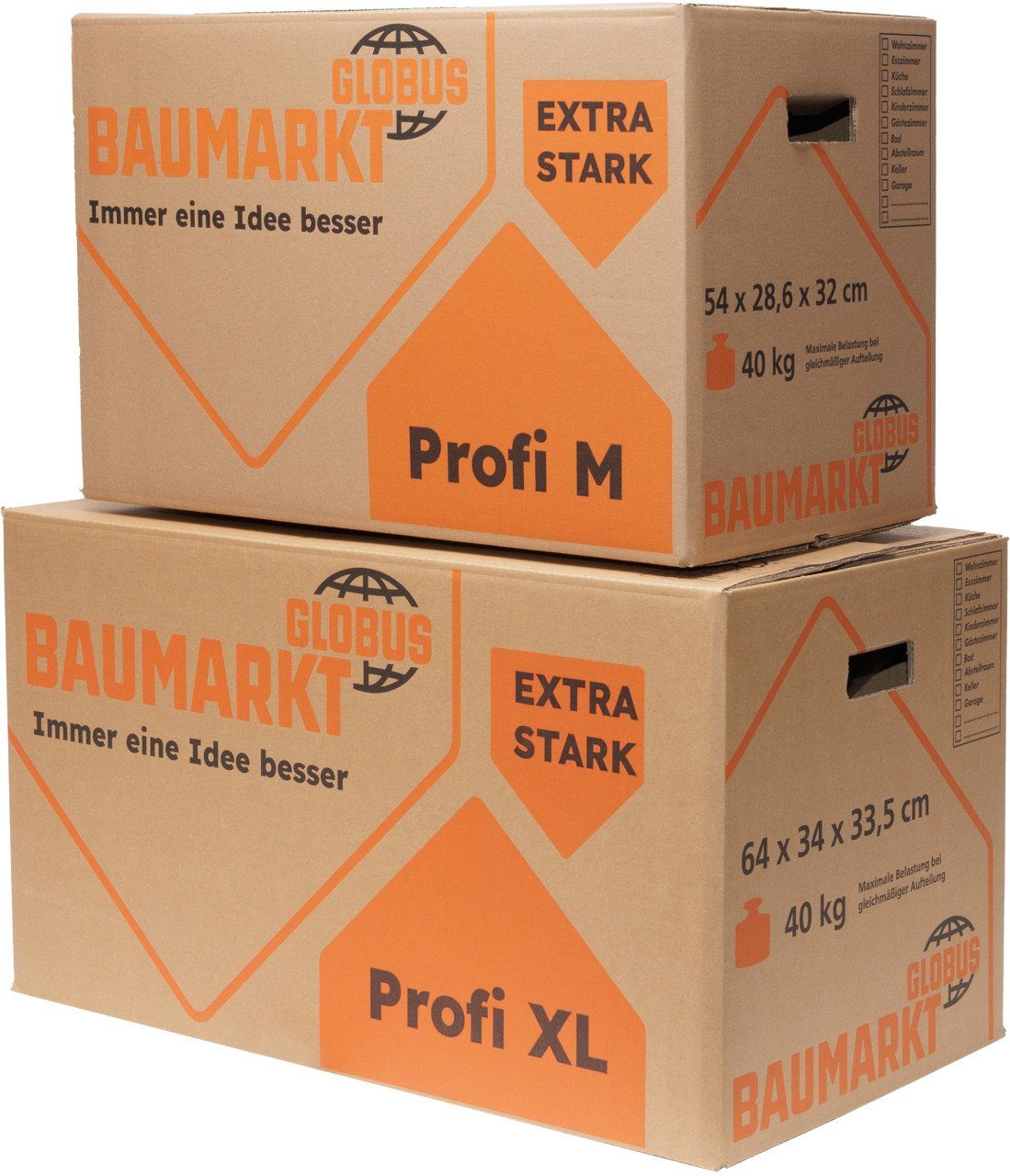 Globus Baumarkt Umzugskarton Globus Umzugskarton Basic L Innenmaß 58x33x32,5cm