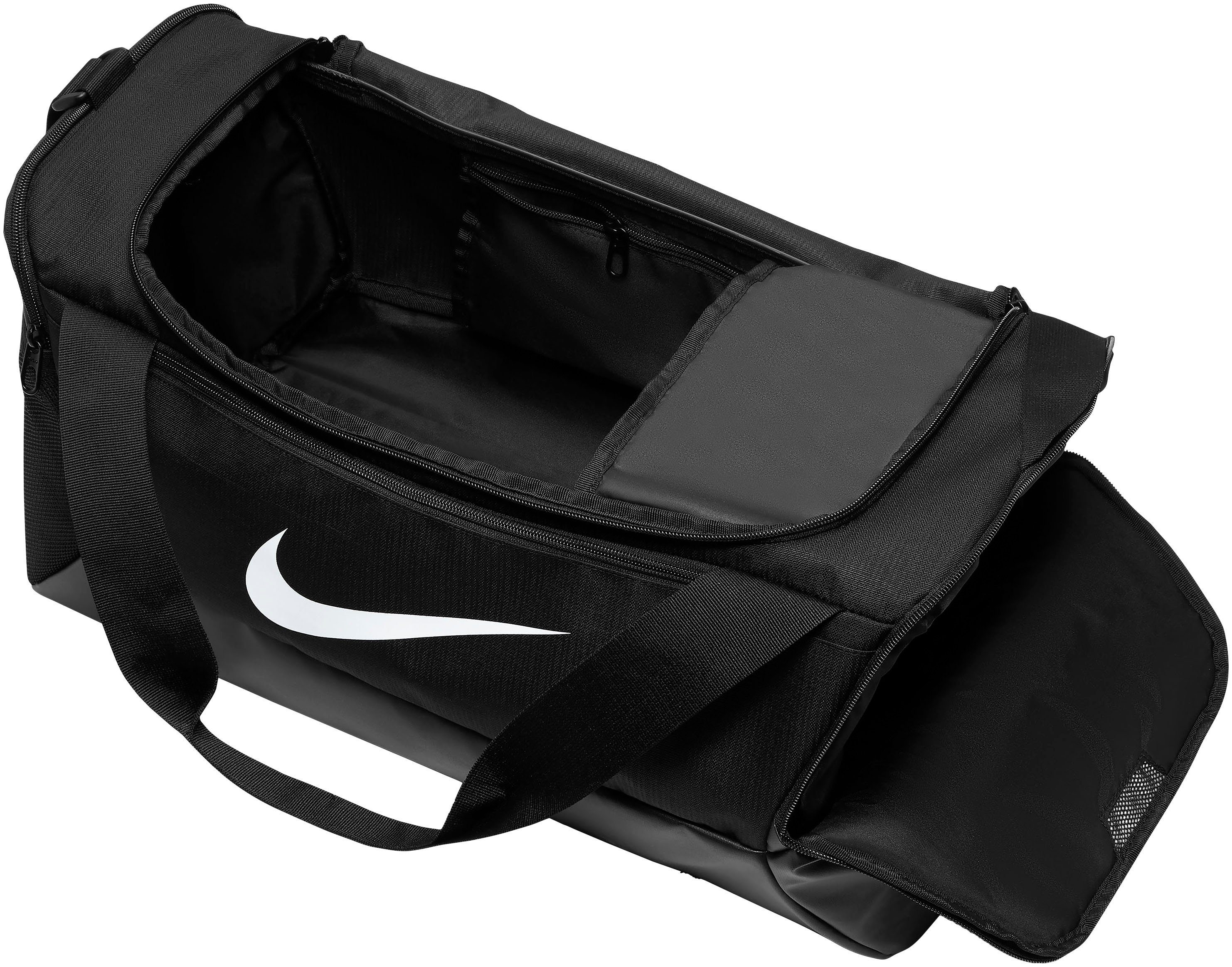 Nike Sporttasche BRASILIA . TRAINING DUFFEL BAG, mit seitlichem Schuhfach, mit Innen- und Außentaschen, mit Logodruck