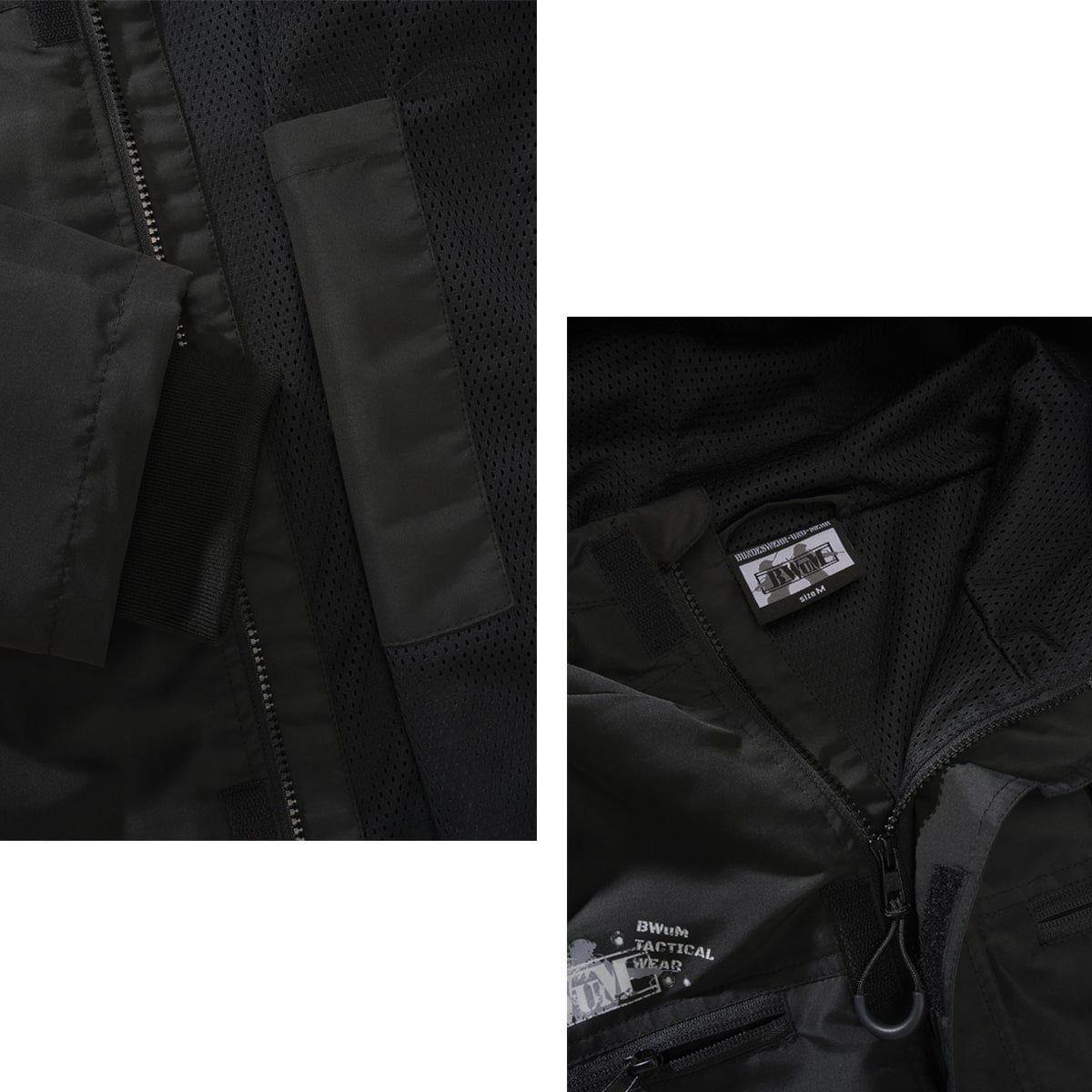 BWuM Windbreaker BWuM Tactical Windbreaker Zipper Sommer + Patch & Flaggen – Bild 2 von 3