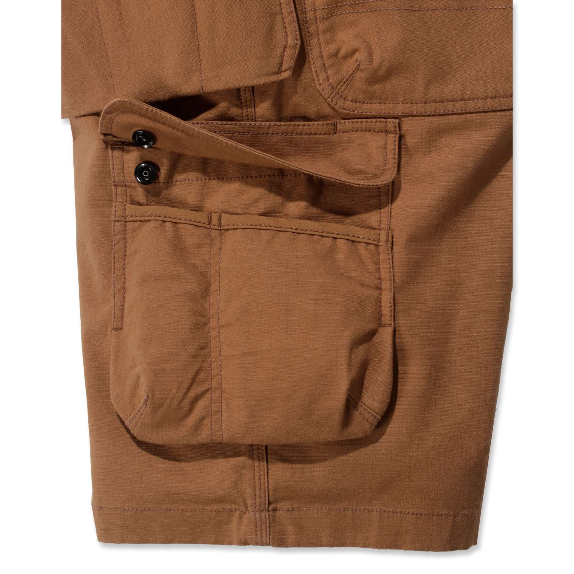 Carhartt Cargoshorts Ripstop Flex Multi Pocket Work Short Flexibles Ripstop Gewebe