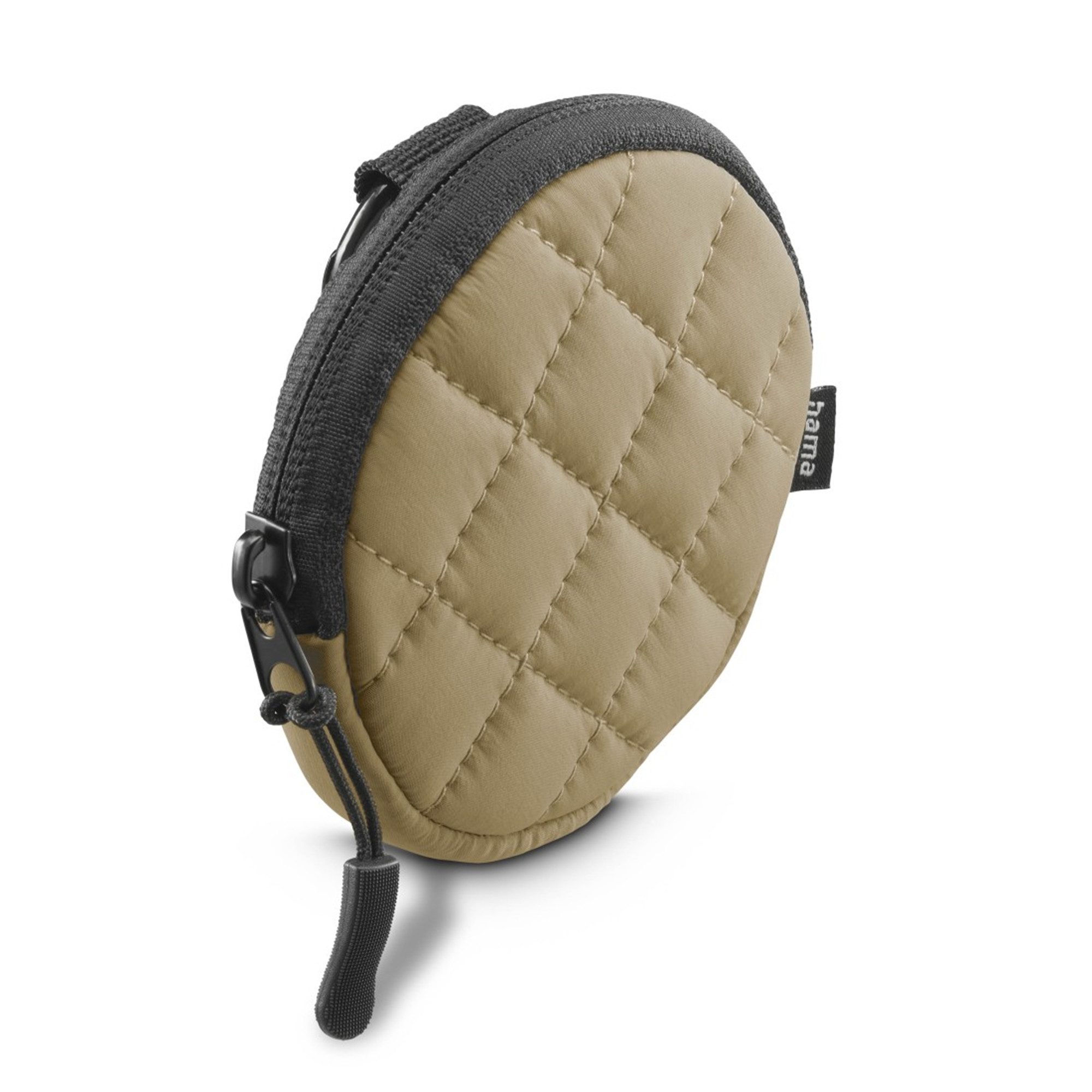 Hama Kopfhörer-Schutzhülle In-Ear und Zubehör Organizer, Beige