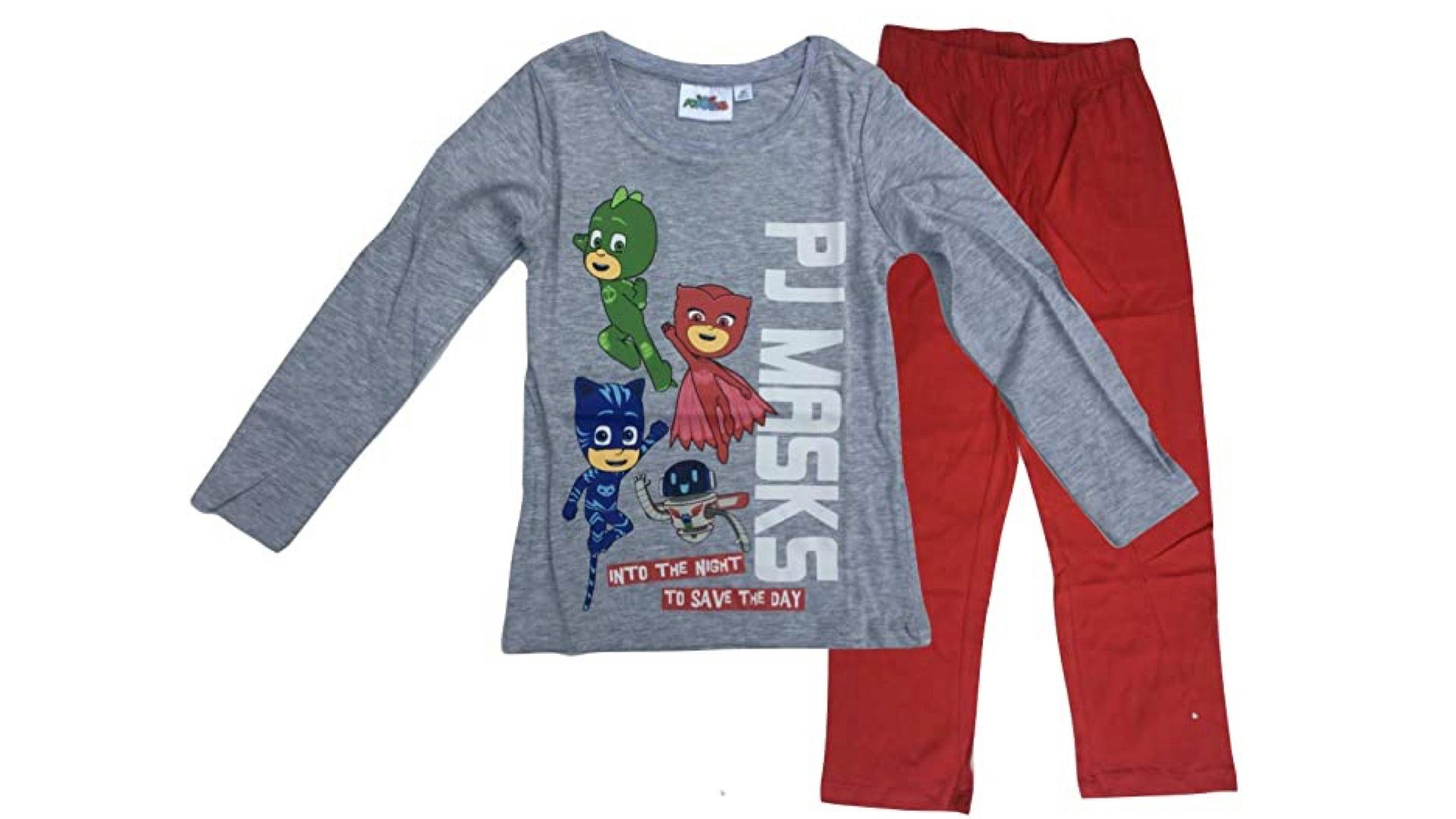 PJ Masks Schlafanzug PJ Masks Pyjamahelden Mädchen Schlafanzug grau