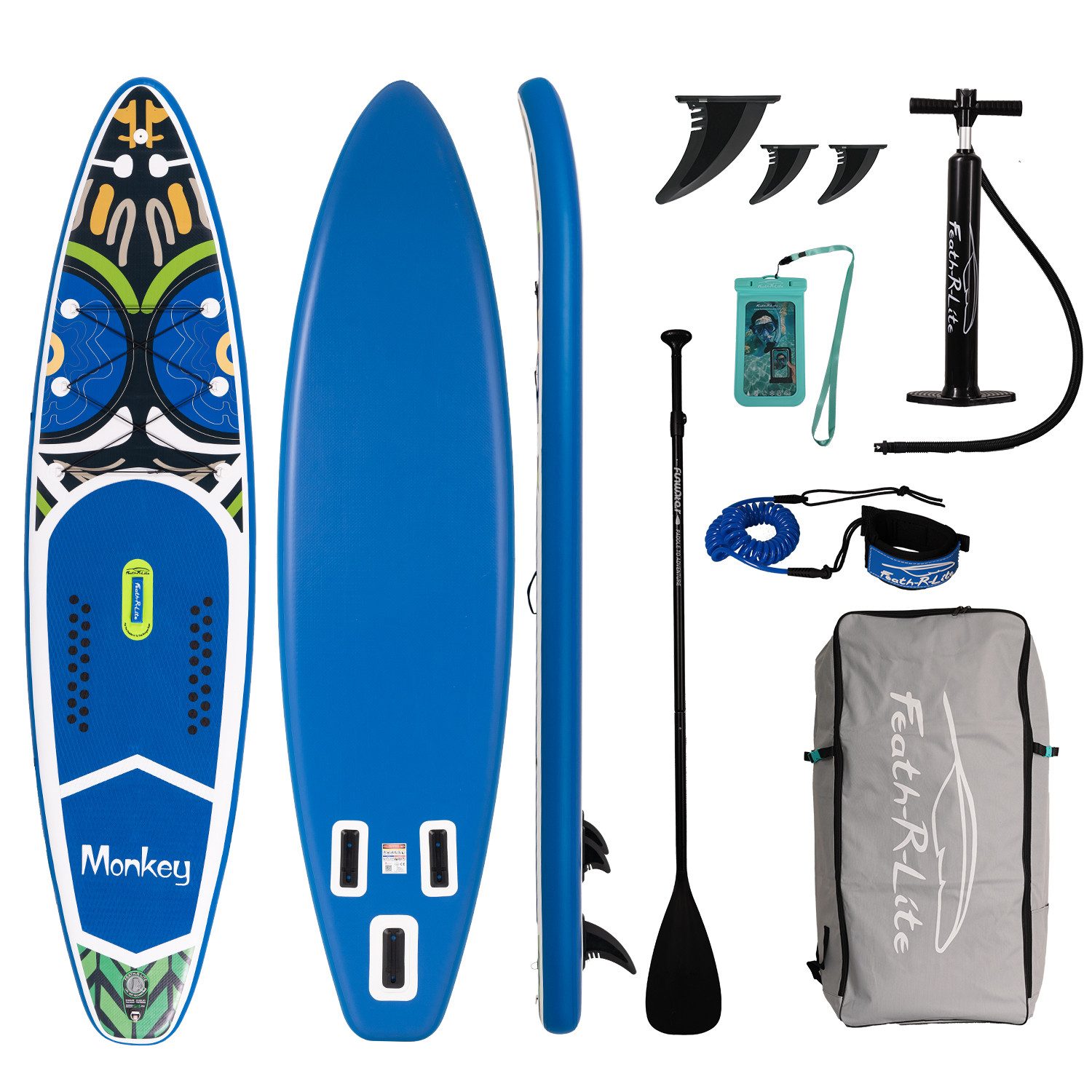 DOTMALL Inflatable SUP-Board Leichtes aufblasbares Stand Up Paddle Board