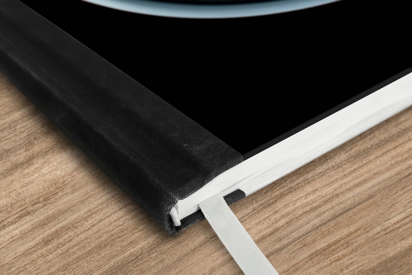 Thumbnail - MuchoWow Notizbuch Blick auf das Meer durch ein rundes Fenster, Notebook, Notizblock a5, Tagebuch, Journal Liniert