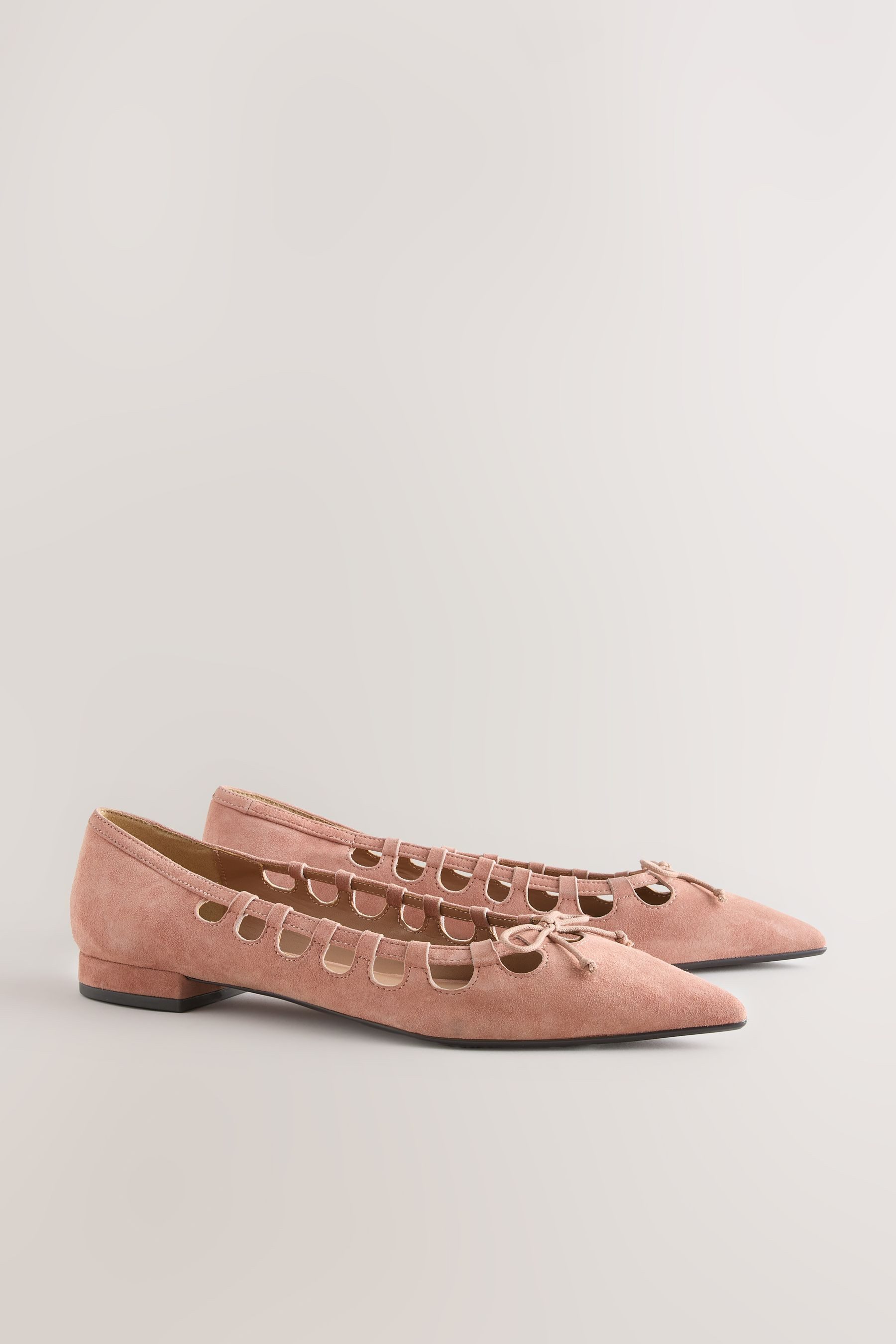 Next Forever Comfort® Spitze Lederschuhe mit Cutout Ballerina – Bild 5 von 5