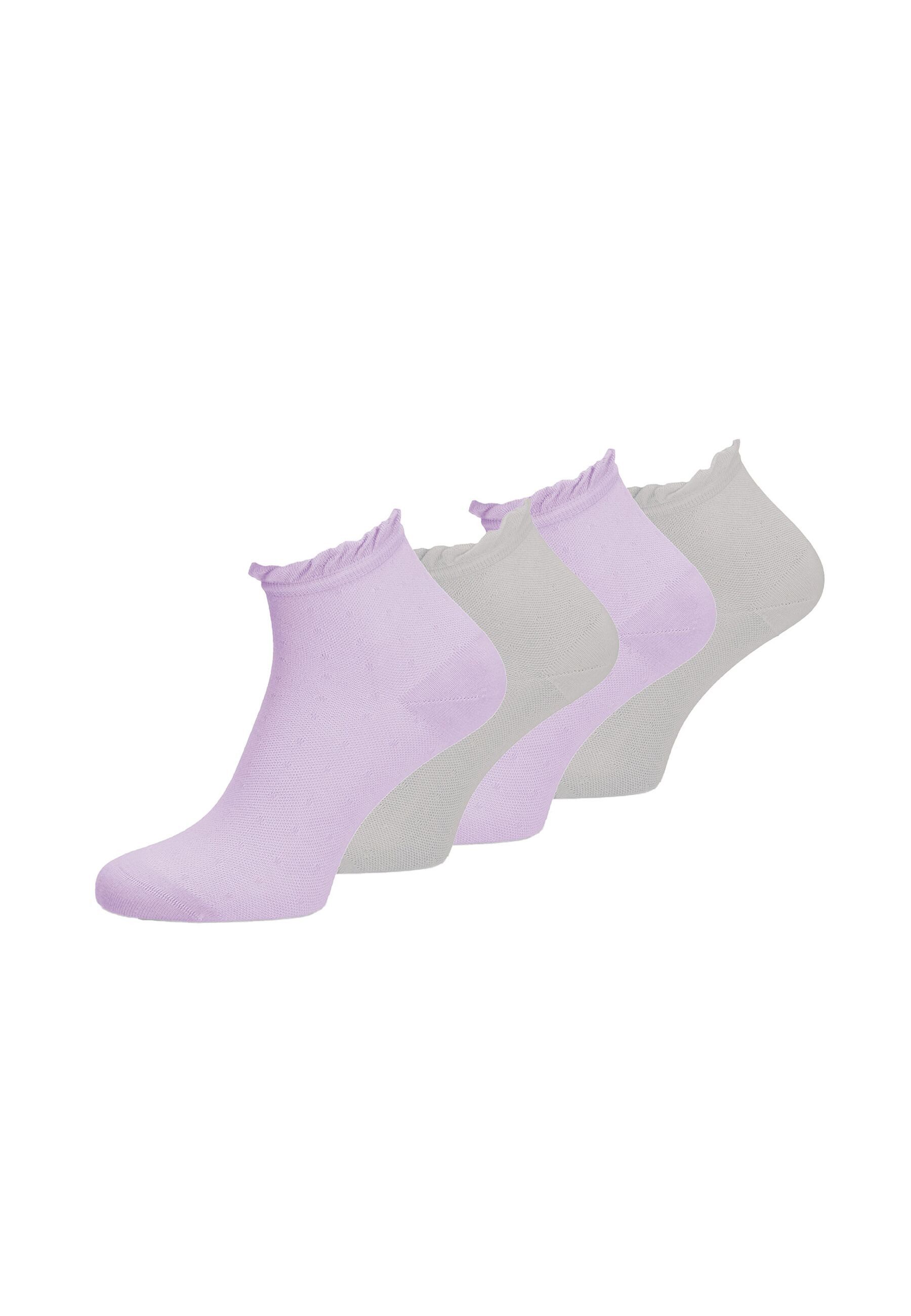 Tamaris Kurzsocken 4er Pack 4er Pack, gekämmte Baumwolle für weiches Tragegefühl