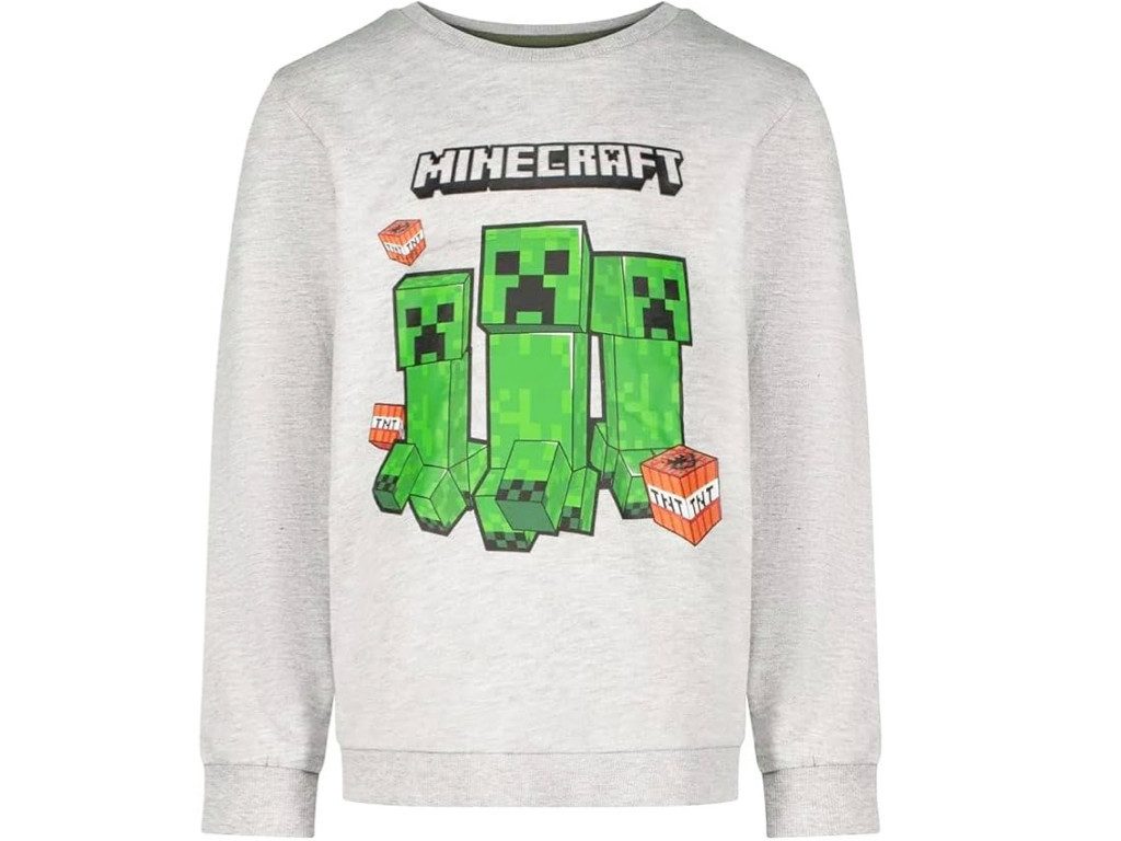 Minecraft Sweatshirt Sweater Minecraft Steve Creeper