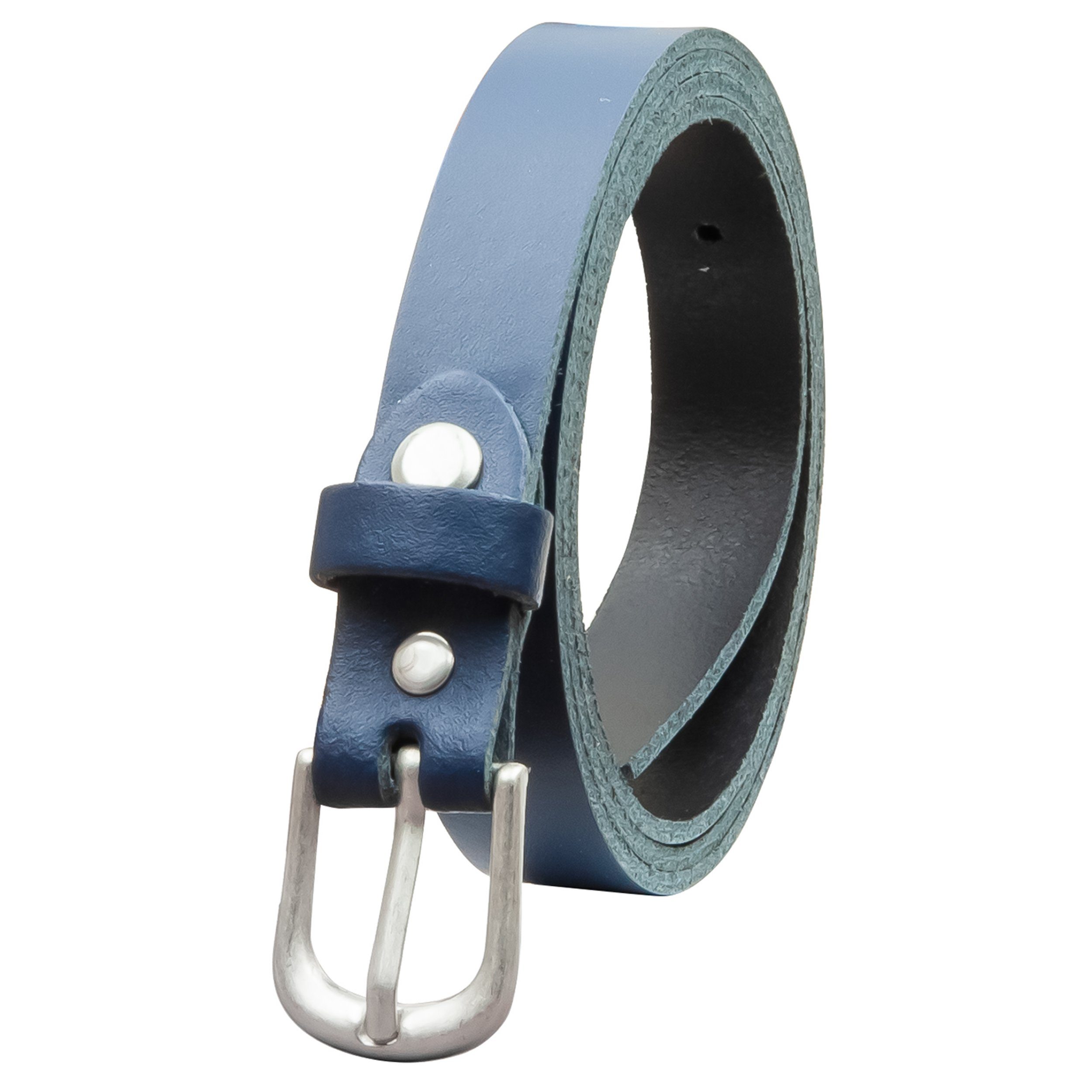 COLOGNEBELT Ledergürtel OM16-SL-Dunkelblau MADE IN GERMANY, Dunkelblau Kürz günstig online kaufen