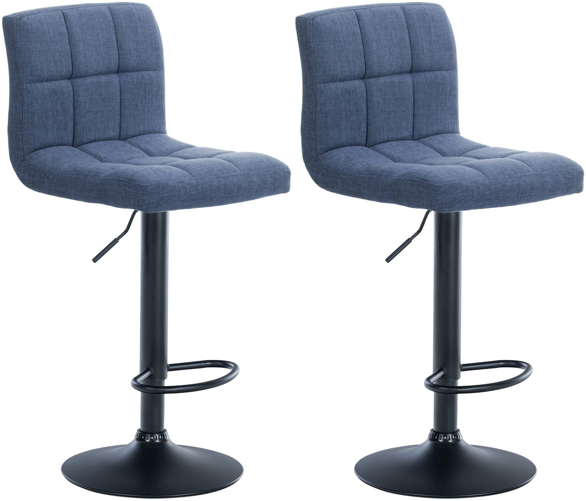 Bistrostuhl 2er Set Barhocker Calma Stoff