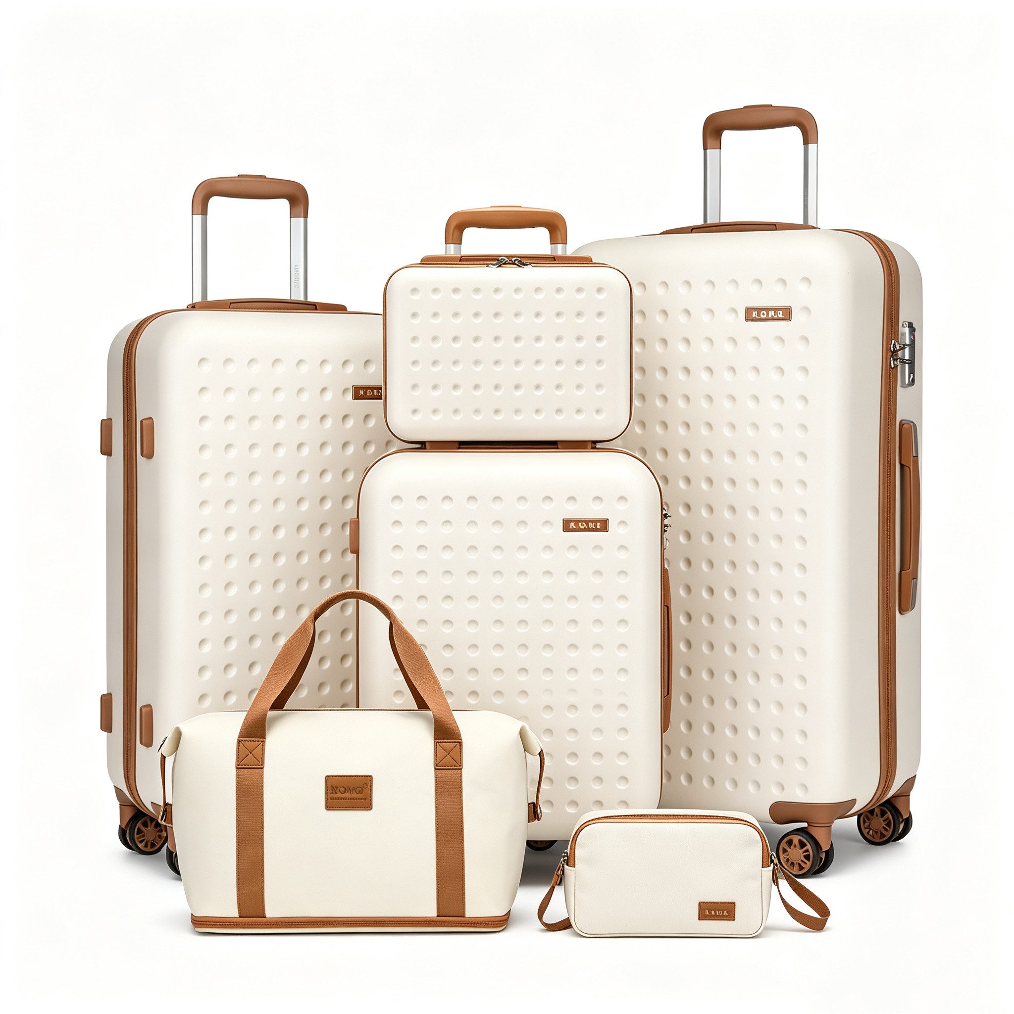 KONO Koffer Hartschalenkoffer Reisekoffer Trolleys 100% ABS Handgepäck Koffer