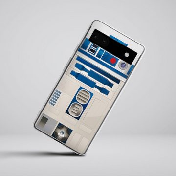 DeinDesign Handyhülle Star Wars R2D2 Fanartikel R2D2 Closeup - Star Wars, Google Pixel 6a Silikon Hülle Bumper Case Handy Schutzhülle