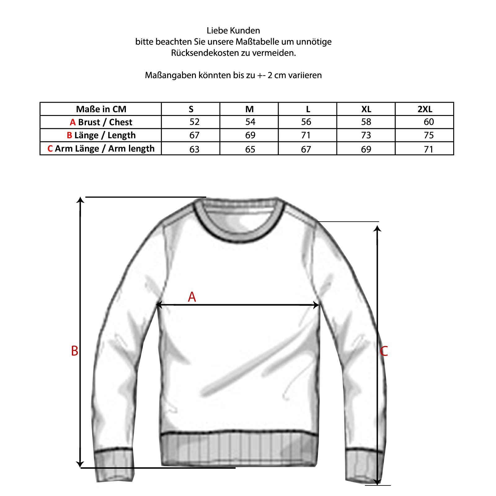 Baxboy Hoodie Baxboy Herren Pullover Hoodie Sweatshirt Langarm Kapuzenpullover 2628 – Bild 4 von 5