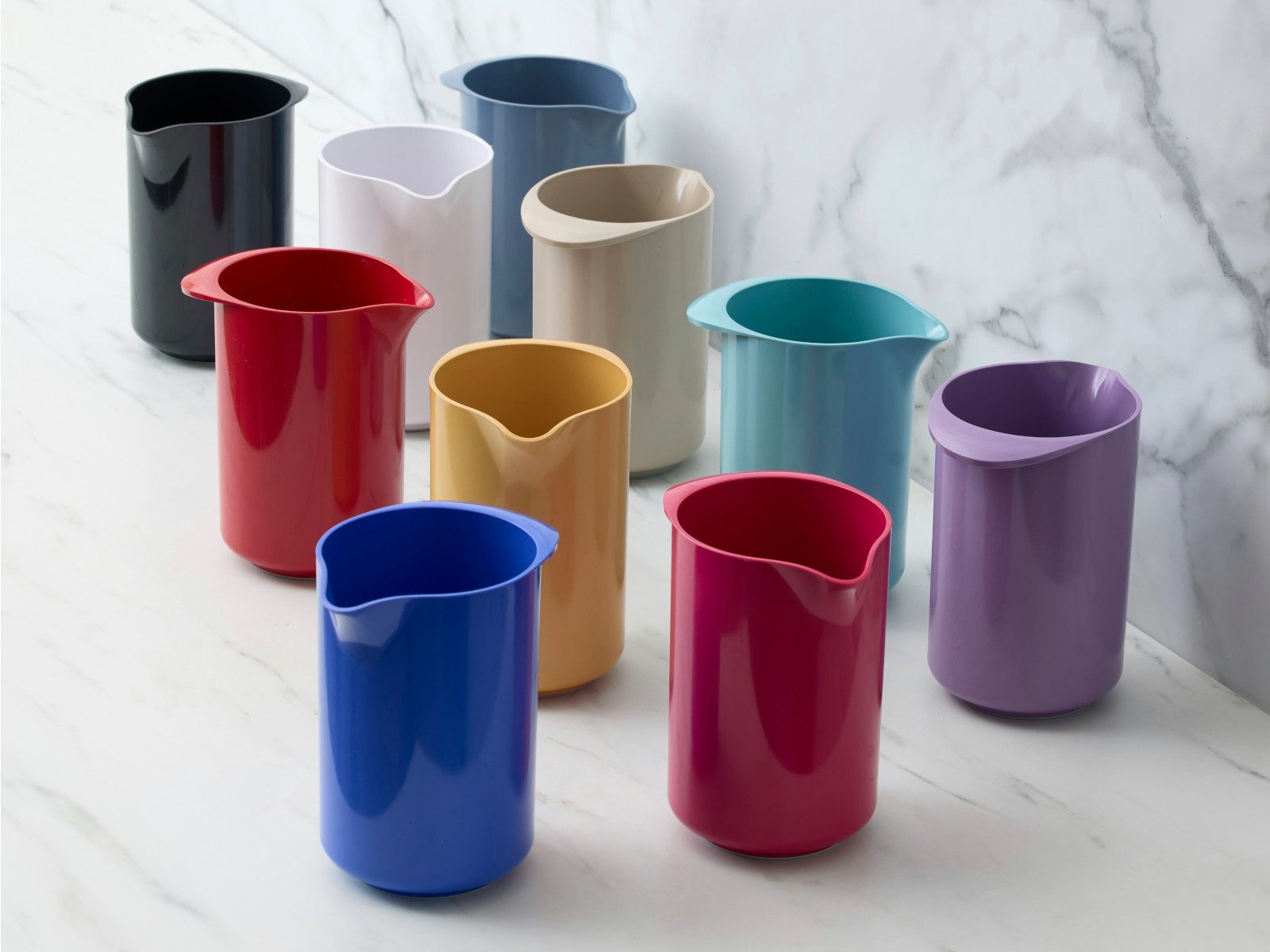 ROSTI Messbecher Rührbecher Classic rot 1,25l, Kunststoff