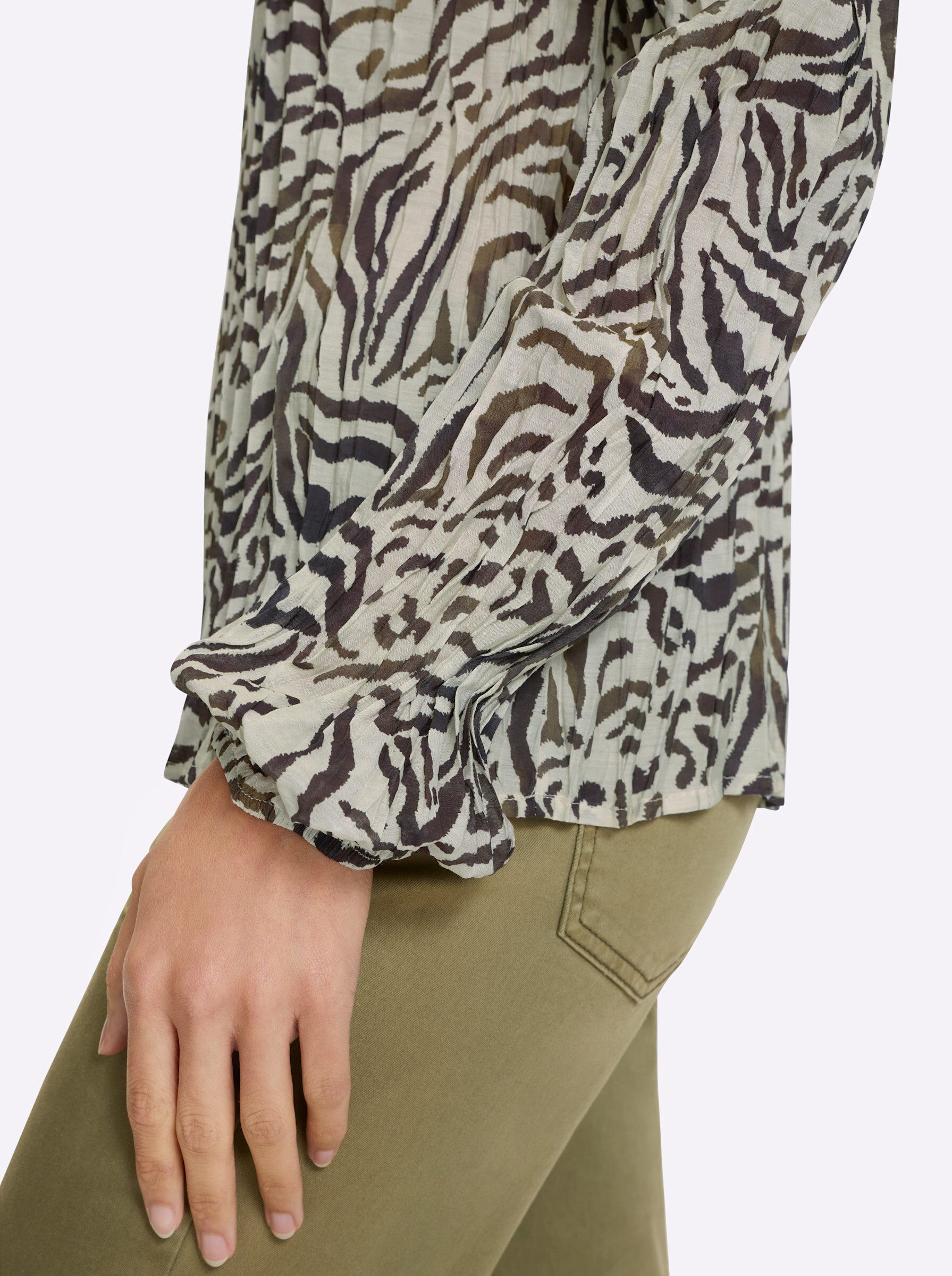 heine Klassische Bluse Druckbluse 3/4-Arm