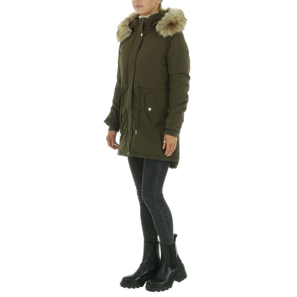 Ital-Design Winterjacke Damen Freizeit Kapuze (abnehmbar) günstig online kaufen