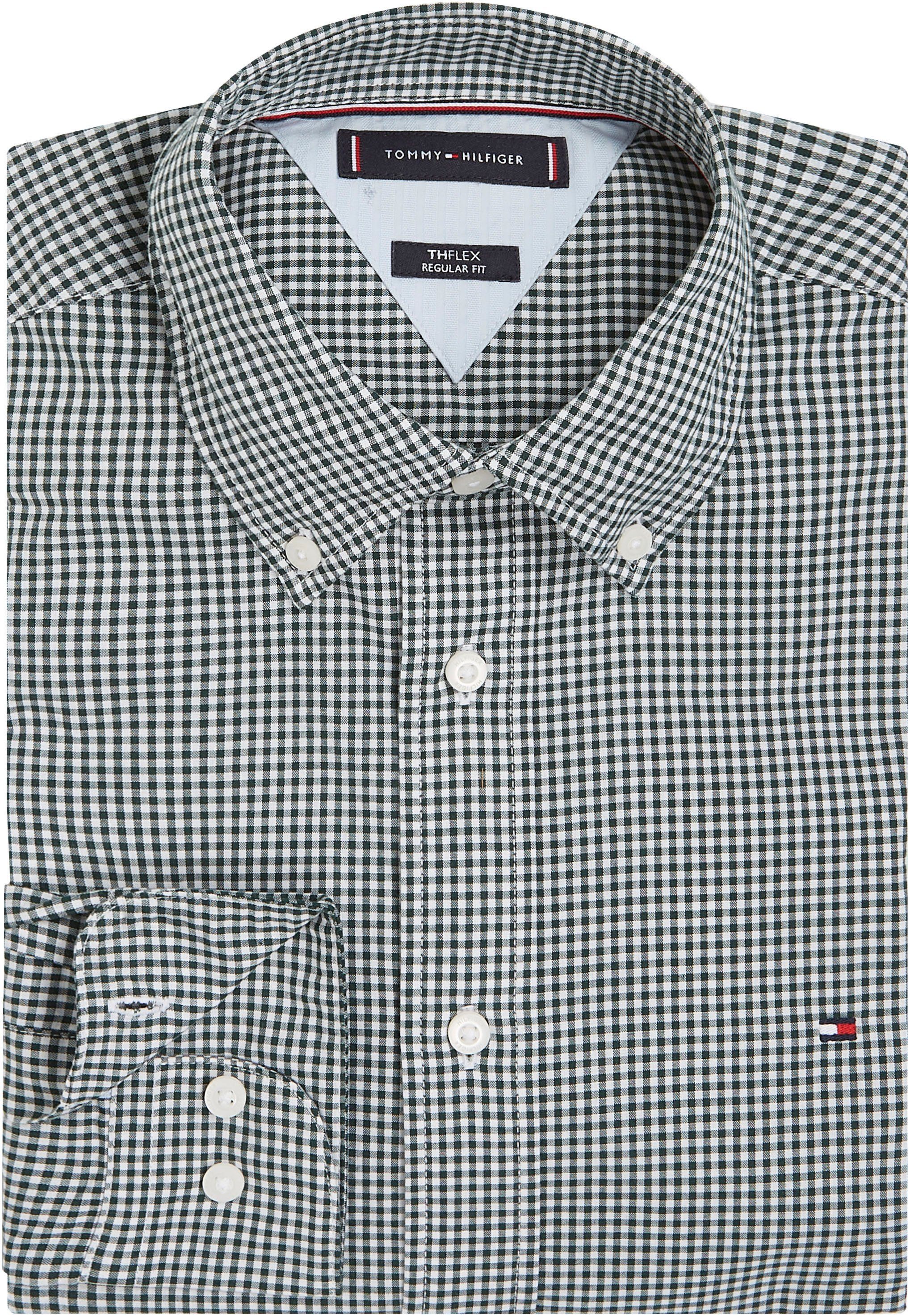 Tommy Hilfiger Langarmhemd NAT. SOFT FLEX GINGHAM Regular Fit SHIRT
