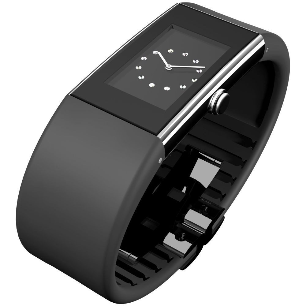 Rosendahl Quarzuhr ROSENDAHL Damen Armbanduhr WATCH II 43183 schwarz / silber B. 20 mm