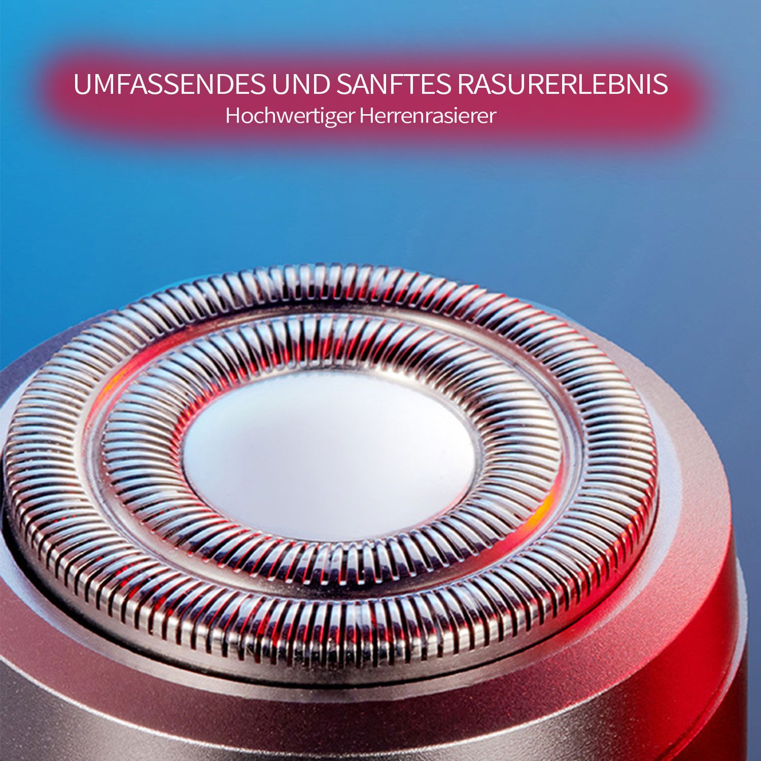 Refttenw Elektrorasierer Herren Tragbarer Multifunktionaler Wasserdichter Mini Elektrorasierer, Elektrorasierer & Reinigungsbürste