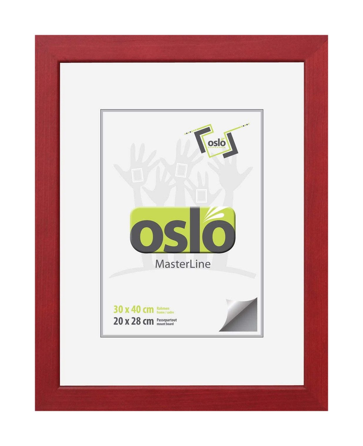 Oslo MasterLine Bilderrahmen Holz massiv Echtglas günstig online kaufen