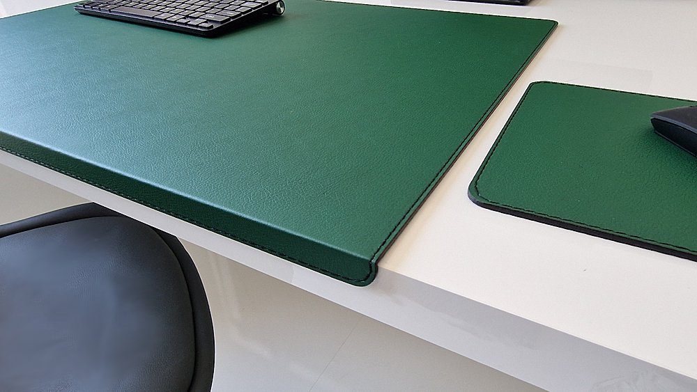 Profi Mats Schreibtischunterlage Kantenschutz Mauspad Sanftlux Kunst Leder 12 Farben