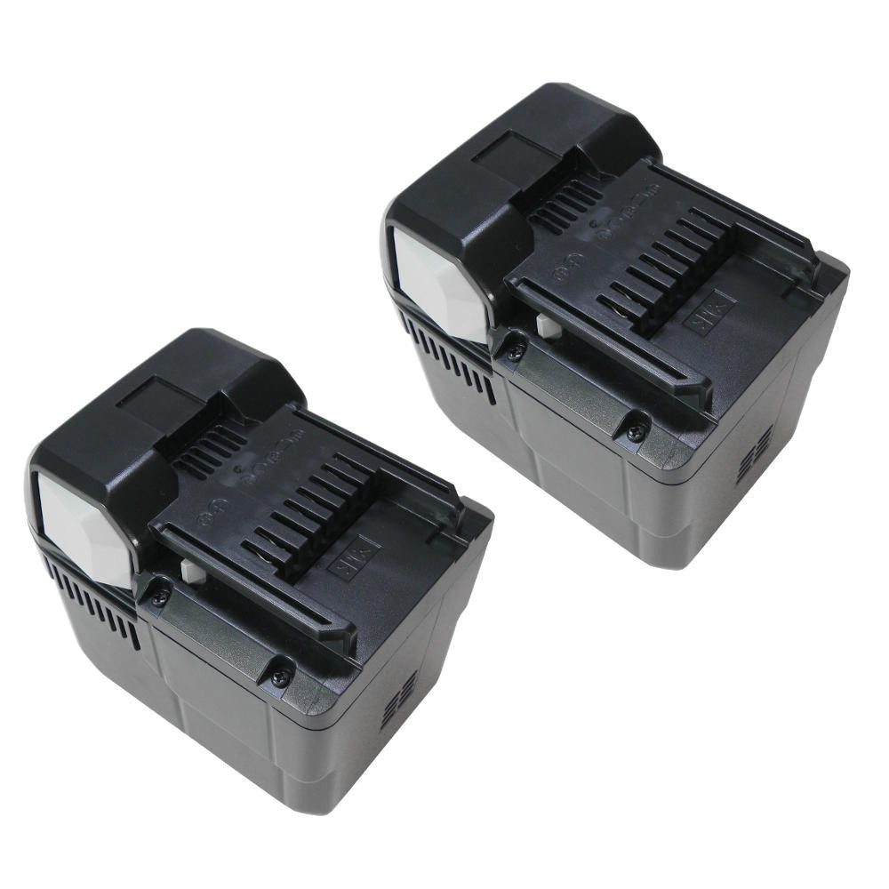Trade-Shop 2x Akku passend für Hitachi 328036 BSL3626 36DL DH36DL 36DAL DH36DAL Akku Li-Ion 3000 mAh (36 V)