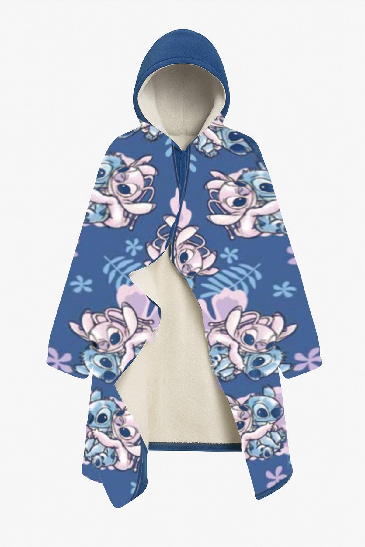 Wohndecke Lilo & Stitch Weiche Fleecedecke 120x150 cm für Kinder & Erwachse günstig online kaufen