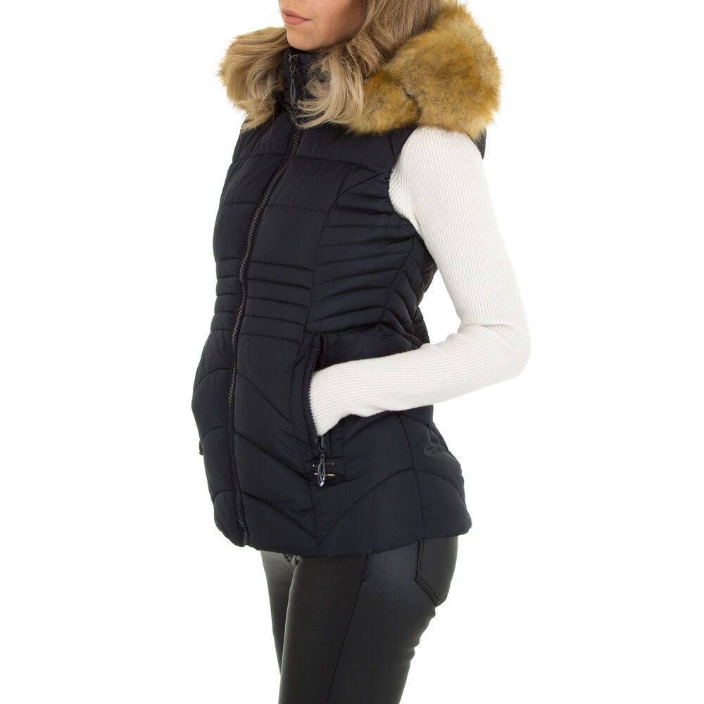 Ital-Design Steppweste Damen (87256389) Kapuze (abnehmbar) Gefüttert Winter günstig online kaufen