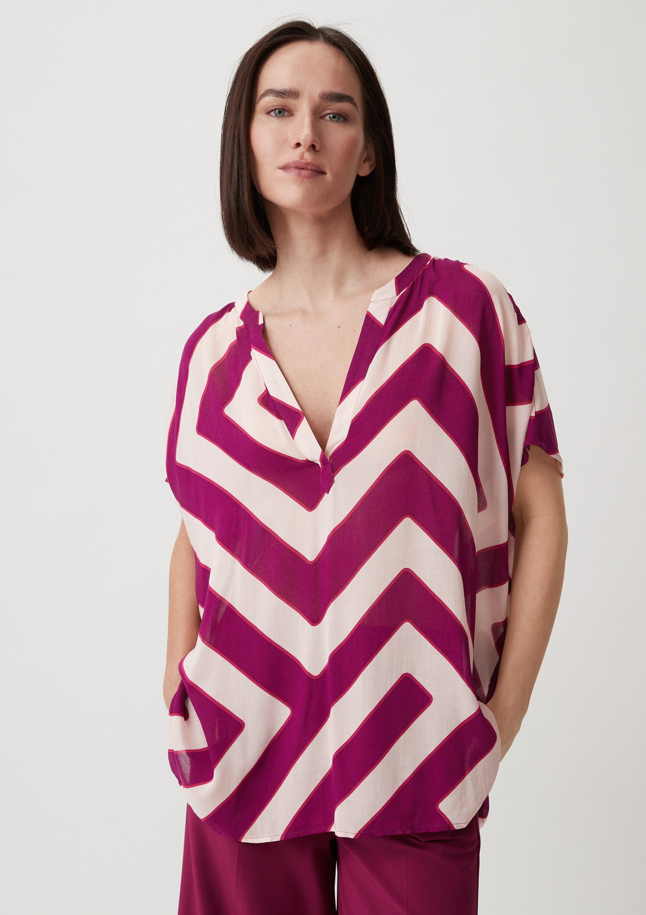Kurzarmbluse Bluse